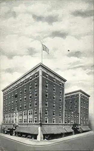 The Hendrick Hudson Hotel Troy, New York NY Original Vintage Postcard