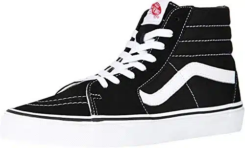 Vans SkHi Unisex Casual High Top Skate Shoes BlackWhiteBlack