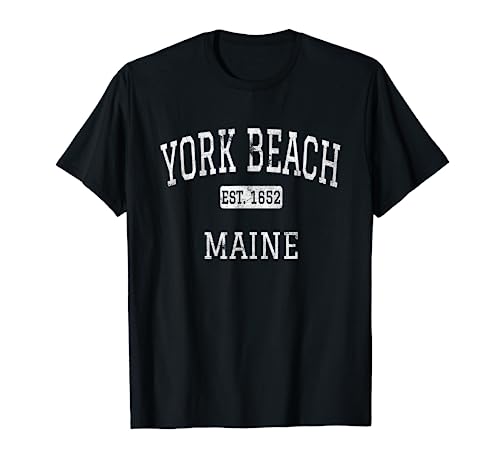 York Beach Maine ME Vintage T Shirt