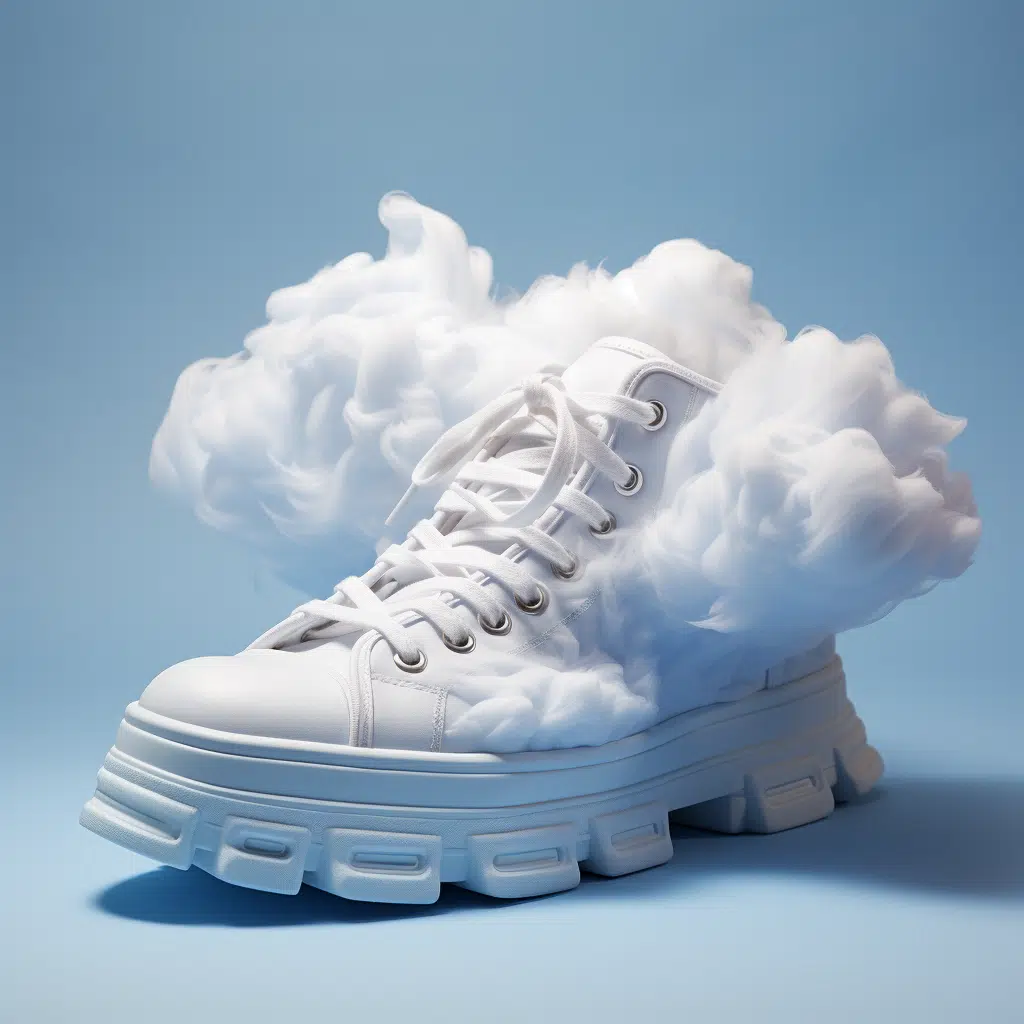cloud on shoes
