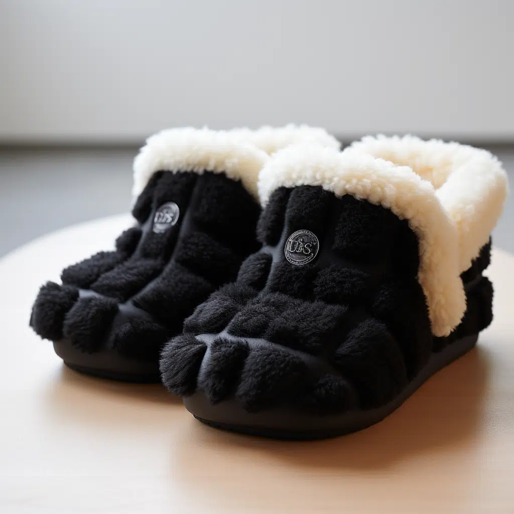 ugg slippers black
