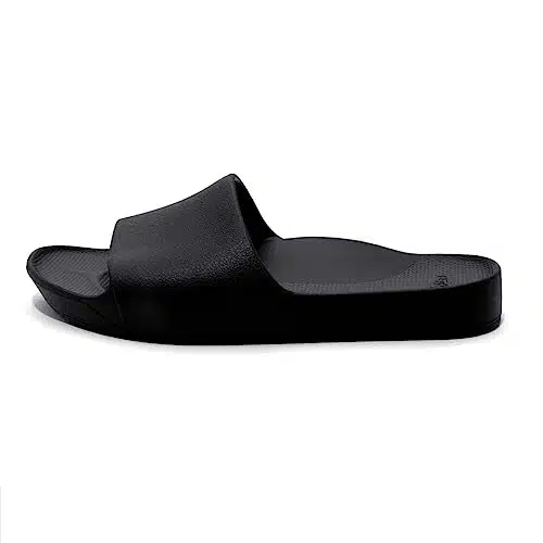ARCHIES Footwear   Slide Sandals   Offering Great Arch Support   Black