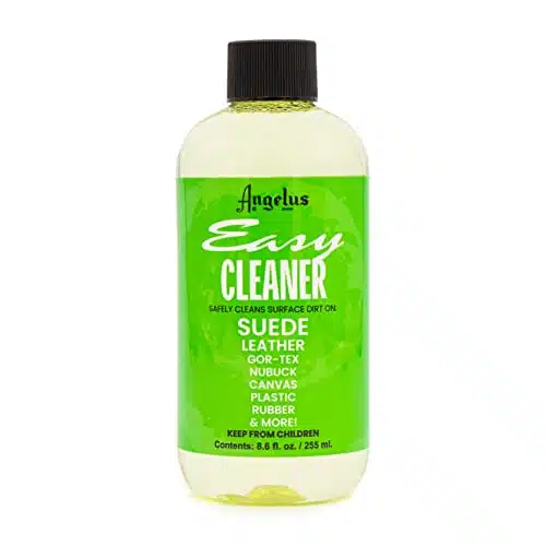 Angelus Easy Cleaner Sneaker Cleaner  Safetly Cleans dirt & Grime on all Fabric Types  Great for Shoes, Coats, Jackets, Canvas, Vinyl & More  oz