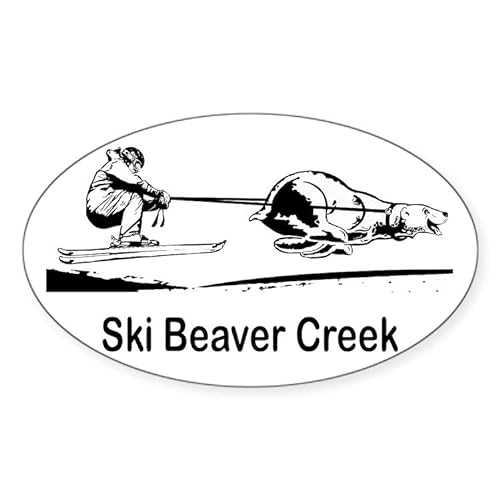 CafePress Ski Beaver Creek CO Oval Sticker Oval Car Bumper Sticker