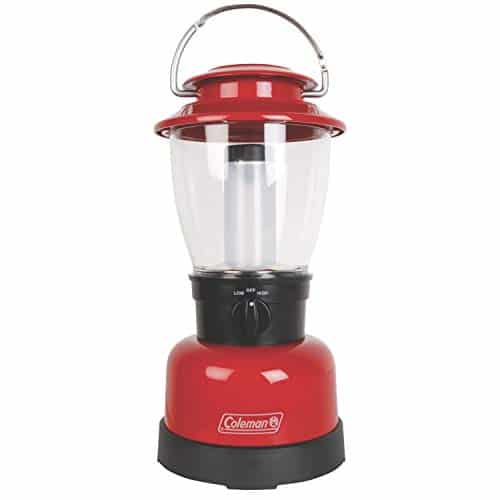 Coleman Personal LED Lantern with D Battery, Water and Impact Resistant Lantern with Carry Handle Shines up to Lumens, Lifetime LED Lights Never Need Replacing