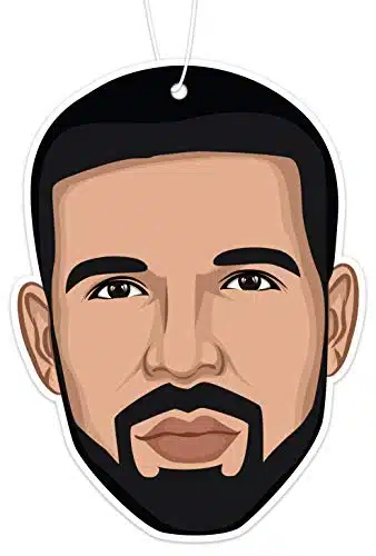 Drake (Drakkar Noir Scented) Parody Car Air Freshener, Kraft Packaging, Long Lasting Scent