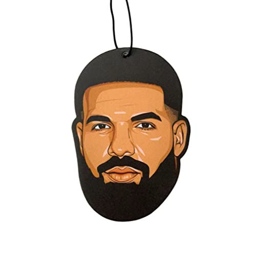 Drake Face Car Air Freshener   Unique Design, Long Lasting Scent, Elastic Holder. Ideal as a Freshener and Decor for Car, Home, Garage, Bathroom, Basement, Wardrobe, Closet or