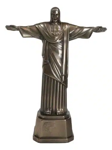 Ebros Gift Inspirational Christian Catholic Accent Christ The Redeemer Statue of Jesus Brazil Corocovado Mountain Landmark Figurine Reproduction H