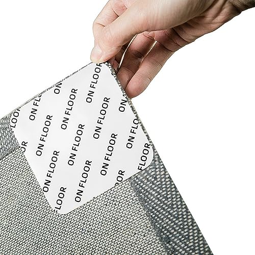 Home Techpro PCS Gripper for Rug for Hardwood Floors, Double Sided Reusable Under Rug Carpet Tape Stickers, Rug Anti Slip Grips for Area Rugs, Non Slip Rug Pads