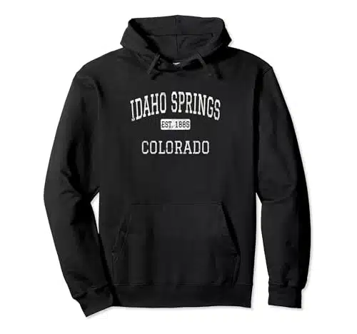 Idaho Springs Colorado CO Vintage Pullover Hoodie