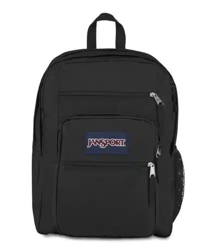 JanSport Laptop Backpack, Black   Computer Bag with Compartments, Ergonomic Shoulder Straps,  Laptop Sleeve, Haul Handle   Book Rucksack