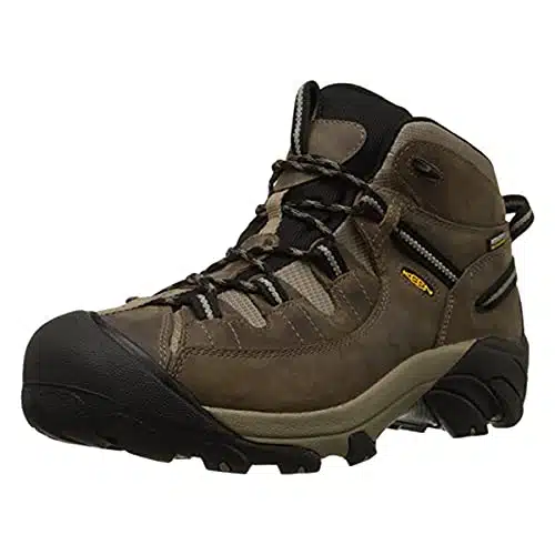 KEEN Men's Targhee id Height Waterproof Hiking Boots, ShitakeBrindle, ide