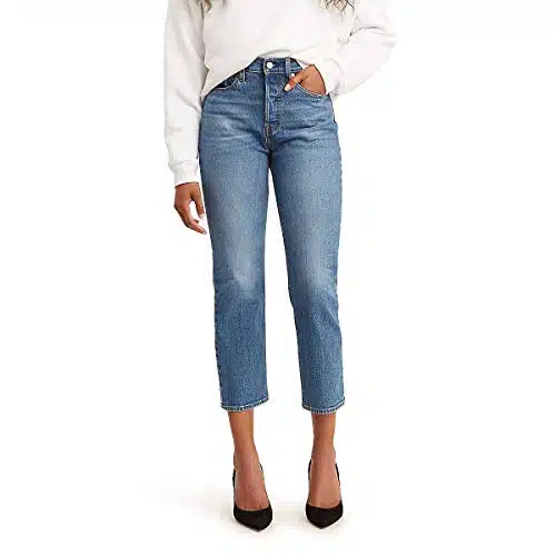 Levi's Women's Premium Wedgie Straight Jeans, Jive Sound,