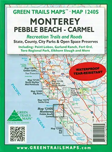 Monterey Pebble Beach  Carmel, CA No. SX (Green Trails Maps, S)