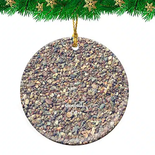 Moonstone Cambria California USA Christmas Ornament Travel Souvenir Personalized Christmas Tree Pendant Hanging Decoration