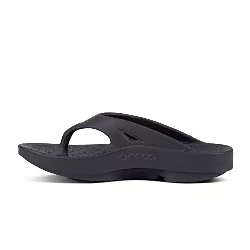 OOFOS OOriginal Sandal, Black   Mens , Womens   Lightweight Recovery Footwear   Reduces Stress on Feet, Joints & Back   Machine Washable