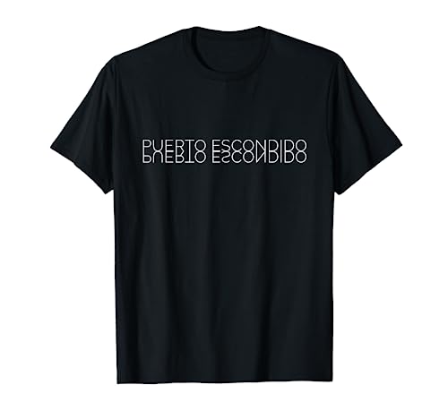Puerto Escondido Reflections   Oaxaca, Mexico Word Art T Shirt