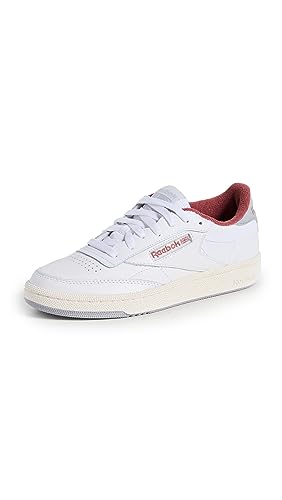 Reebok Women's Club C Sneaker, WhiteSedona RoseCold Grey,