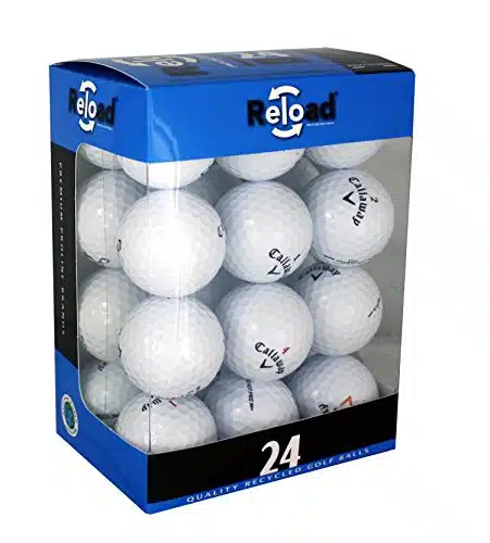 Reload Recycled Golf Balls (Pack) of Callaway Golf Balls, One Size, White
