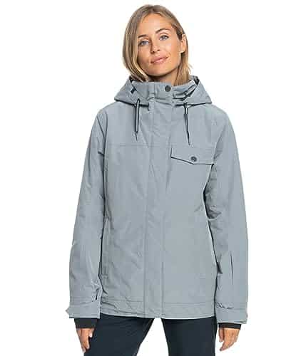 Roxy Women's Billie WarmFlight Insulated Jacket, (SJEH) Heather Grey, X Large