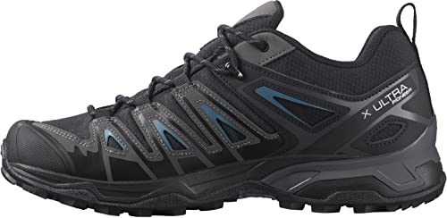 Salomon X Ultra Pioneer Climasalomon Waterproof Hiking Shoes for Men Climbing, BlackMagnetBluesteel,