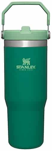 Stanley IceFlow Stainless Steel Tumbler with Straw   Vacuum Insulated Water Bottle for Home, Office or Car Reusable Cup Leakproof Flip Cold Hours Iced Days (Alpine) , oz