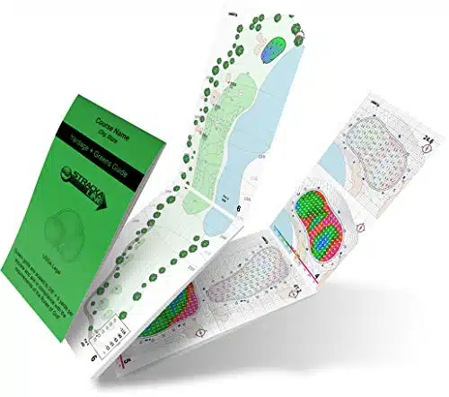 StrackaLine Greens Guide and Yardage Book (Combo) for Pebble Beach Golf Links   Pebble Beach,CA