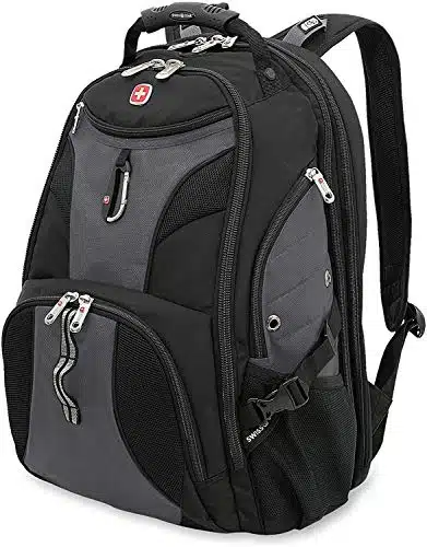 SwissGear Scansmart TSA Inch Laptop Backpack, GrayBlack