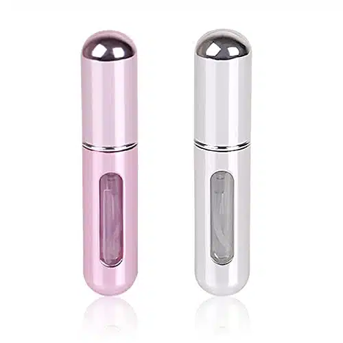 Travel Mini perfume Refillable Atomizer Container, Portable , Travel Size , Scent Pump Case, Fragrance Empty spray bottle for Traveling and Outgoing ml (Pcs)