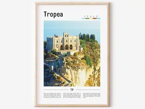 Tropea Print, Tropea Poster, Tropea Wall Art, Italy Photo, Italy Poster, Italy Print, Italy Wall Art, Minimal Travel Poster, Tropea Photo,