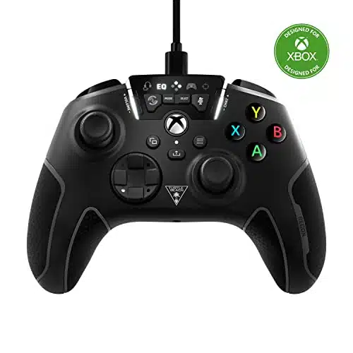 Turtle Beach Recon Controller Wired Game Controller Officially Licensed for Xbox Series X, Xbox Series S, Xbox One & Windows   Audio Enhancements, Remappable Buttons, Superhuman Hearing  Black