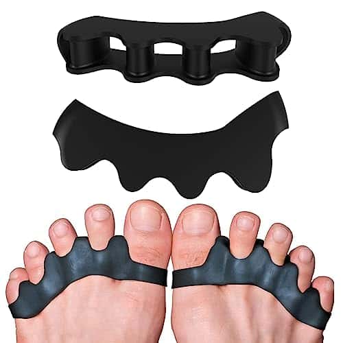 VYCE PrimalStep Toe Separators Doctor Recommended Correct Foot and Bunion Pain, Plantar Fasciitis Toe Straightener to Improve Functional Athletic Mobility Stretches to