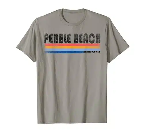 Vintage Retro s s Pebble Beach CA T Shirt