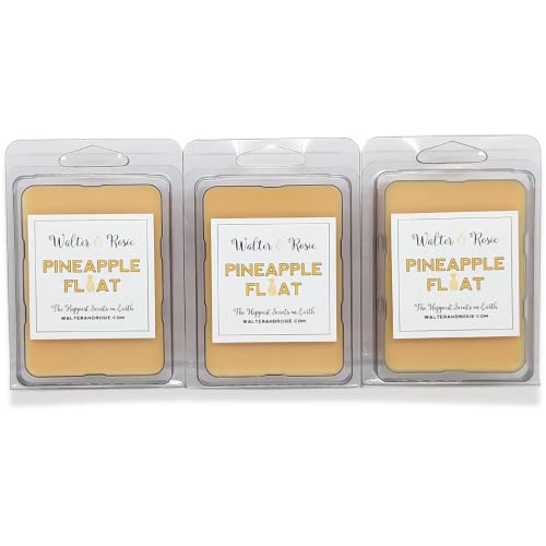 Walter & Rosie Candle Co.   Pineapple Float   Pack   Wax Melt Inspired by Disney Scents & Dole Whip   The Happiest Scents on Earth   Soy Blend   Up to Hrs