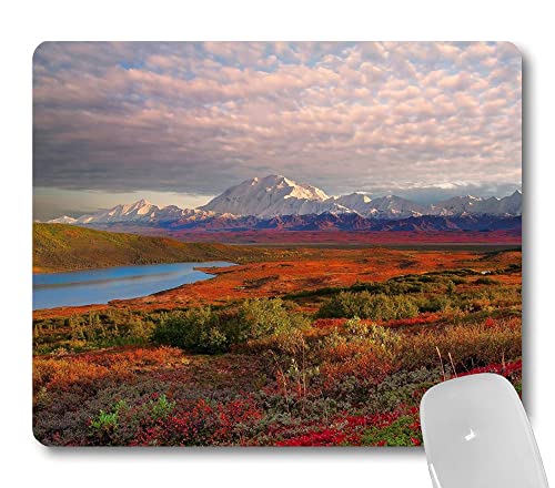 Wknoon Magnificent Denali National Park in Alaska Mouse Pad