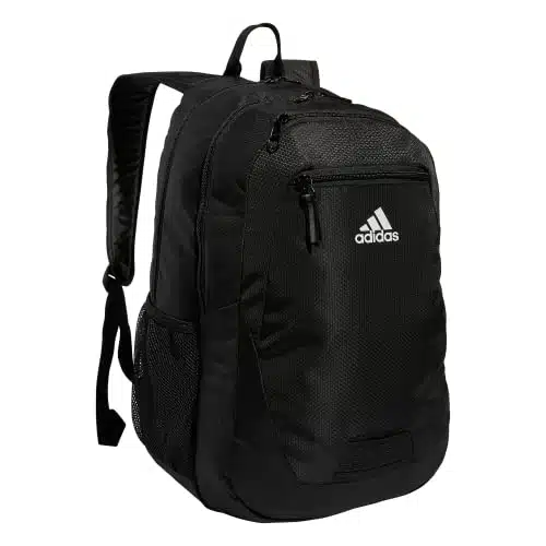 adidas Foundation Backpack, BlackWhite, One Size