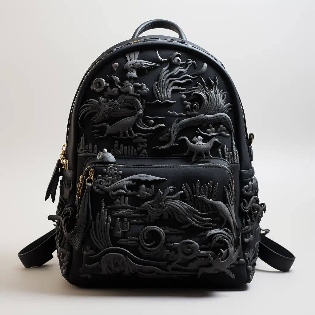 black backpacks