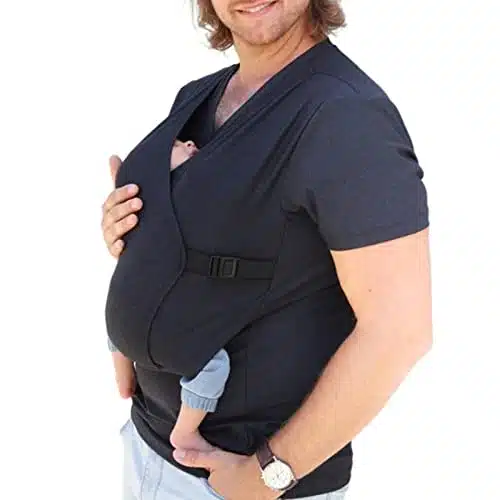 Amtopiyo Dad Kangaroo T Shirt Mom Soothe Little Wrap Carrier V Neck Short Sleeve Tank Tops CLen Size XL