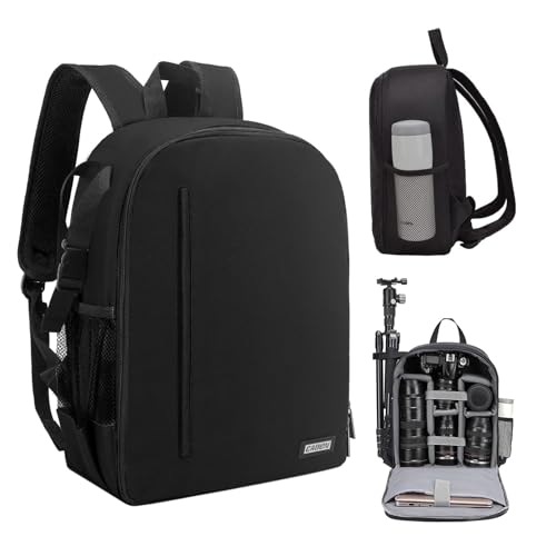 CADeN Camera Backpack Bag Professional for DSLRSLR Mirrorless Camera Waterproof, Camera Case Compatible for Sony Canon Nikon