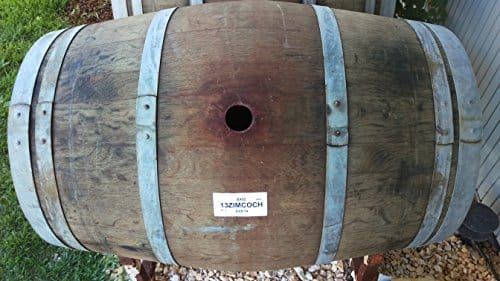 CUGHYS Used Wine Barrel Solid Oak from Napa Valley by Wine Barrel Creations