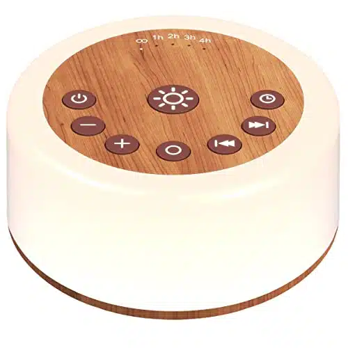 ColourNoise Sound Machine White Noise Machine Colors Night Lights Brown Noise Machine with Soothing Sounds Sleep Sound Machine with Timers Portable for Home Travel and Office