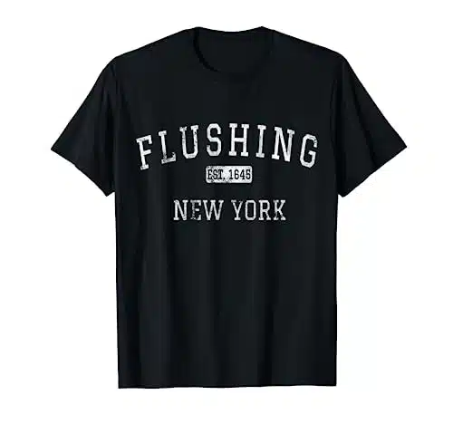 Flushing New York Queens NY Vintage T Shirt
