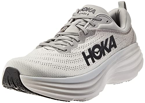 Hoka Men's Bondi Sneaker, SharkskinHarbor Mist,