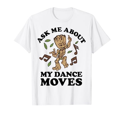 Marvel Guardians Of The Galaxy Groot Ask Me About My Dance T Shirt