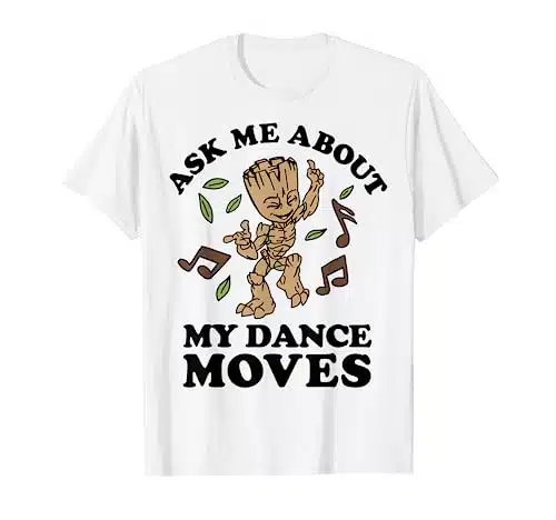 Marvel Guardians Of The Galaxy Groot Ask Me About My Dance T Shirt