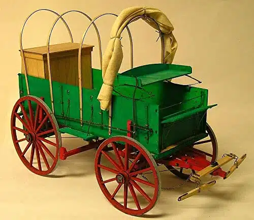 Model Trailways Cowboy Chuck Wagon Scale Wooden Model Kit