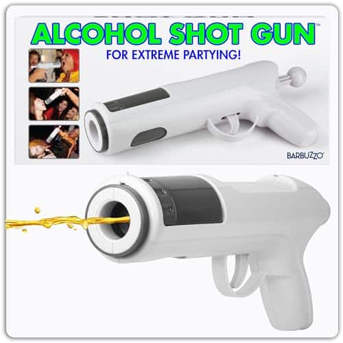 The Original Alcohol Shot Gun   Load Your Favorite Alcohol, Aim, Shoot and Drink  Epic Shot Party Accessory   Holds Up to Ounces