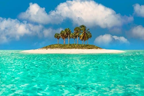 Tropical Wall Art Caribbean Paradise Turquoise Waters Island Photo Photograph Beach Pictures Cool Huge Large Giant Poster Art x