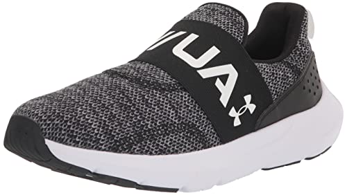 Under Armour Men's Surge Slip On Running Shoe, () BlackBlackWhite,
