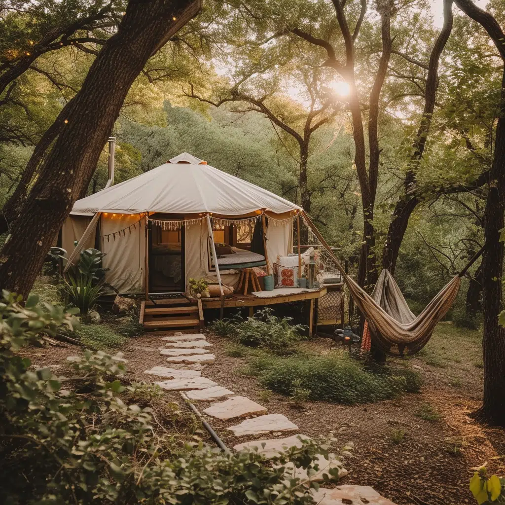 glamping in texas